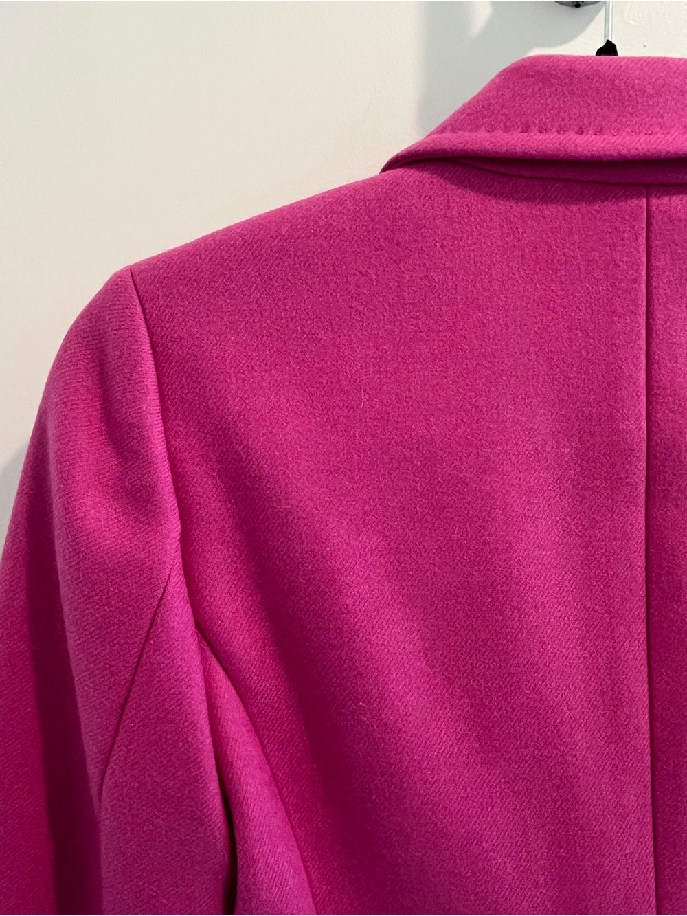 J. Crew Women's Hot Pink Tailored Wool Blazer- size 2 - Picture 6 of 9